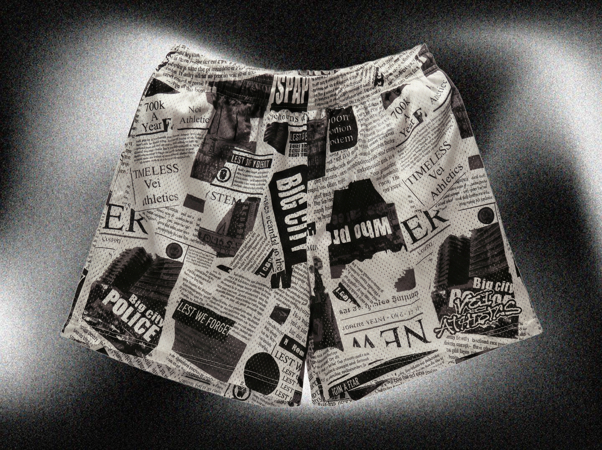 Vei Newspaper Shorts Background